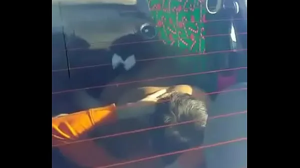 New Couple caught doing 69 in car warm Clips