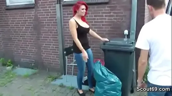 New Nerd have Hot Public Outdoor Fuck with German Redhead Teen warm Clips