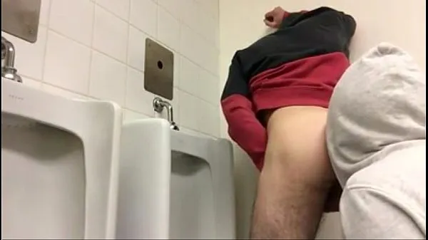 New 2 guys fuck in public toilets warm Clips