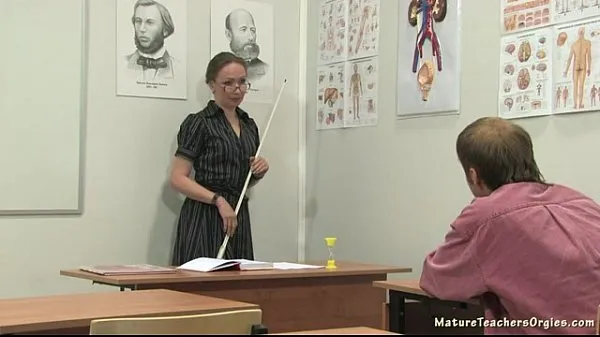 Uusia russian teacher lämmintä klippiä