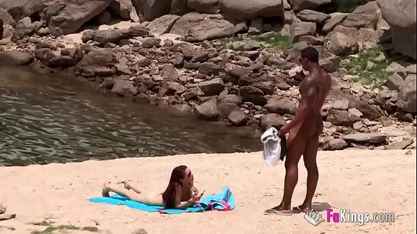 New The massive cocked black dude picking up on the nudist beach. So easy, when you're armed with such a blunderbuss warm Clips