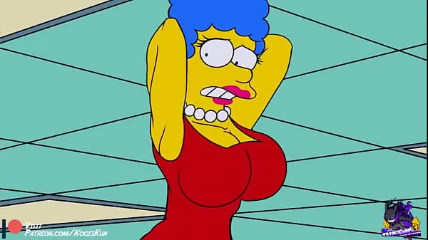 New Marge Simpson tits warm Clips
