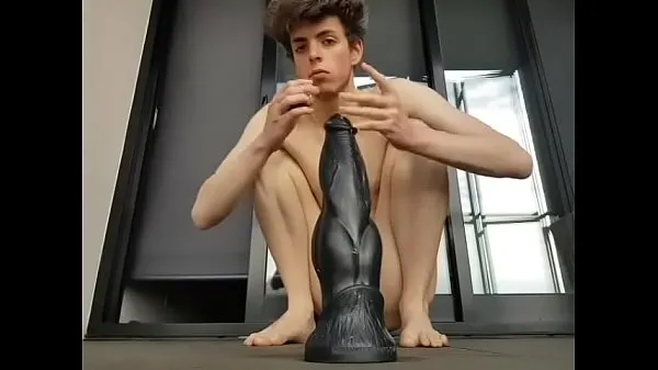 New boy and big toy warm Clips