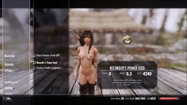 New Skyrim mod uncensored nude tits warm Clips