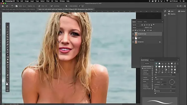 New Blake Lively nude "The Shaddows" in photoshop warm Clips