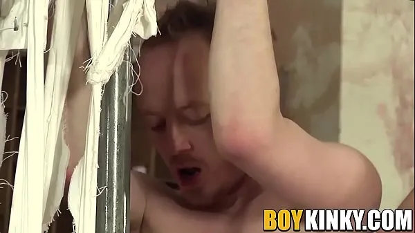 Submissive bound twink wax tormented and anally fucked Klip hangat baru