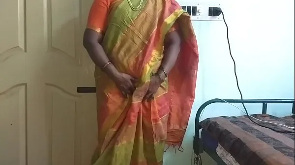 Nya Indian desi maid to show her natural tits to home owner varma Clips