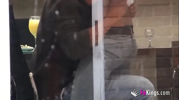 New Spying my hot neighbour fucking through her window warm Clips