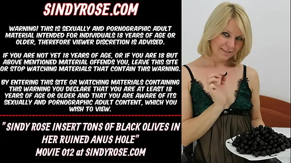Nye Black olives in Sindy Rose wrecked butt and nice anal prolapse varme klip