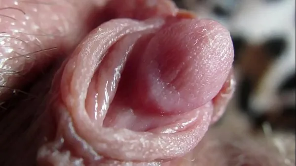 Nieuwe Extreme close up on my huge clit head pulsating warme clips