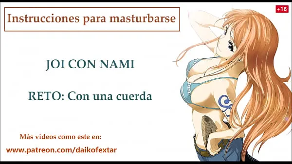 Новые JOI, испанский хентай, Nami One Piece, Инструкция по мастурбациитеплые клипы