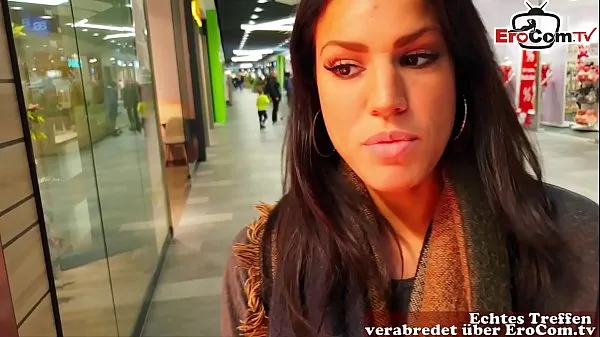 New German amateur latina teen public pick up in shoppingcenter and POV fuck with huge cum loads warm Clips