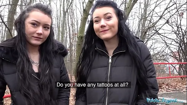 Nieuwe Public Agent Real Twins stopped on the street for indecent proposals warme clips