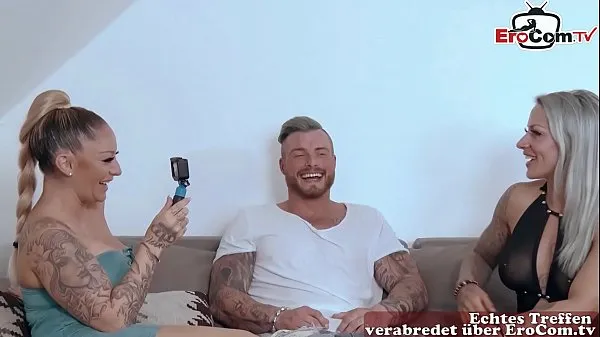 Nya German port milf at anal threesome ffm with tattoo varma Clips