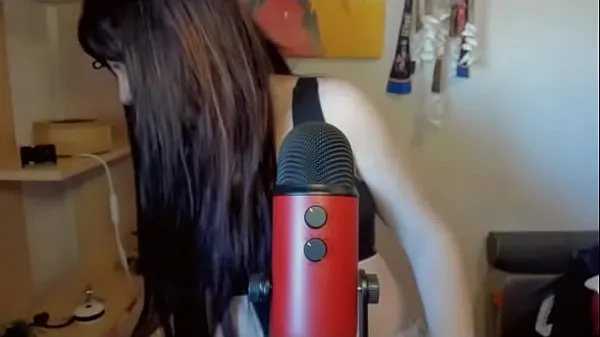 New Sounds of the mouth full of saliva in Asmr while I taste your cock and I fill it with lipstick warm Clips