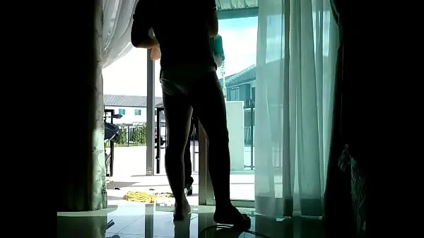 Nieuwe delivery man caught me jerking 外送員 warme clips