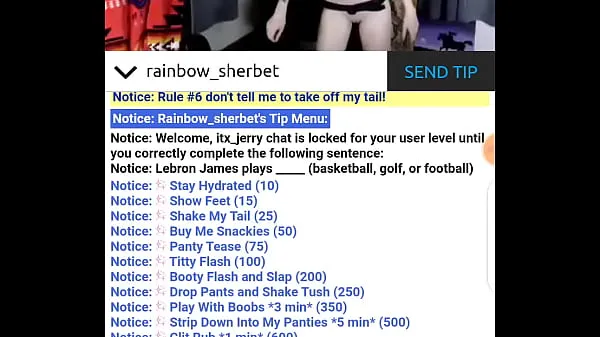 新的Rainbow sherbet Chaturbate Strip Show 28/01/2021温暖夹子