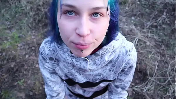 Novi Fucked a singing girl in the woods by the road | Laruna Mave topli posnetki