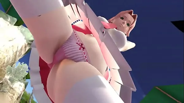 Nuovi Sakura Haruno and Videl MMD: Cakeface clip caldi