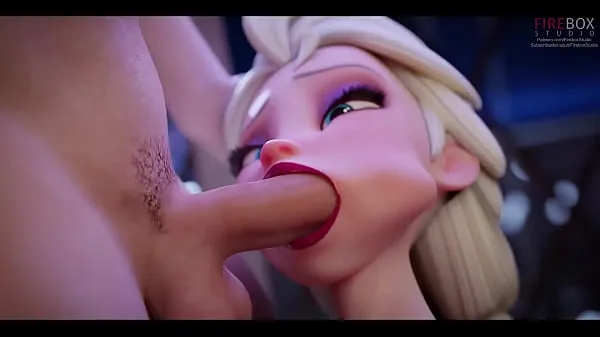 Nieuwe Elsa Deepthroat - Frozen warme clips
