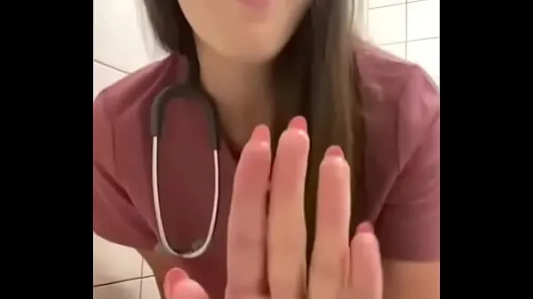 New nurse masturbates in hospital bathroom warm Clips