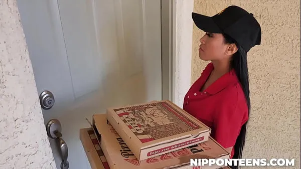New Two Guys Playing with Delivery Girl - Ember Snow warm Clips
