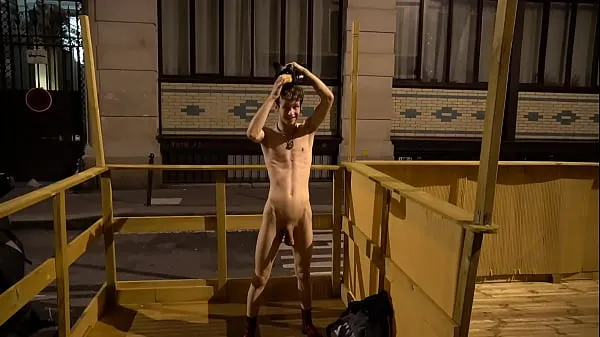 New NAUGHTY PUPPY DAVEY NAKED IN PUBLIC warm Clips