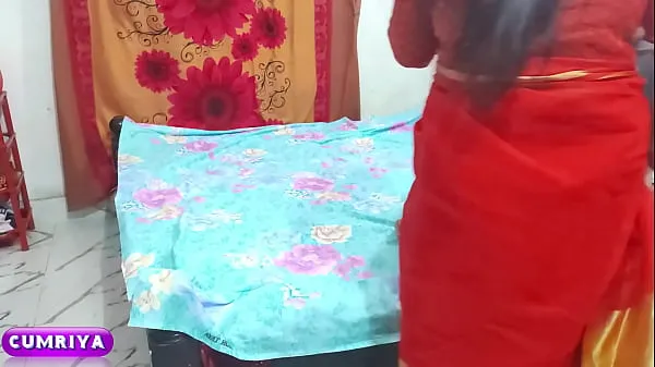 New Bhabi with Saree Red Hot Neighbours Wife warm Clips