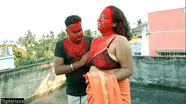 Lucky 18yrs Tamil boy hardcore sex with two Milf Bhabhi!! Best amateur threesome sex Klip hangat baharu