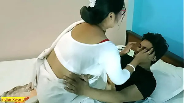New Indian sexy nurse best xxx sex in hospital !! with clear dirty Hindi audio warm Clips