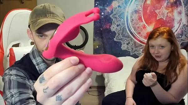 Nieuwe Animour Panty Dildo Unboxing and Masturbation with Sophia Sinclair and Jasper Spice warme clips
