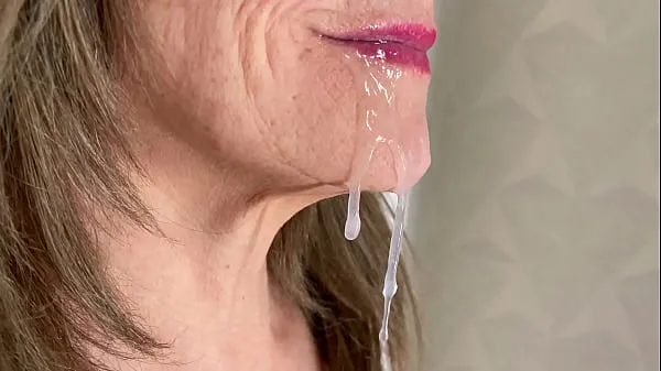 Nieuwe Milf granny deepthroat taboo cum in mouth drain balls sucking balls fetish warme clips