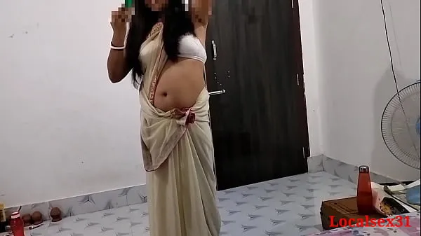 New White saree Sexy Real xx Wife Blowjob and fuck ( Official Video By Localsex31 warm Clips