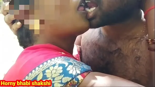 New Desi horny girl was going to the forest and then calling her friend kissing and fucking warm Clips