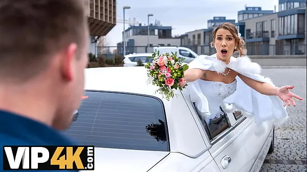 New BRIDE4K. The Wedding Limo Chase warm Clips