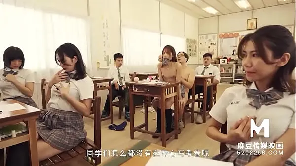 New Trailer-MDHS-0009-Model Super Sexual Lesson School-Midterm Exam-Xu Lei-Best Original Asia Porn Video warm Clips