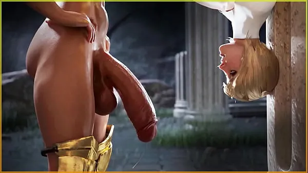 Új 3D Animated Futa porn where shemale Milf fucks horny girl in pussy, mouth and ass, sexy futanari VBDNA7L meleg klipek