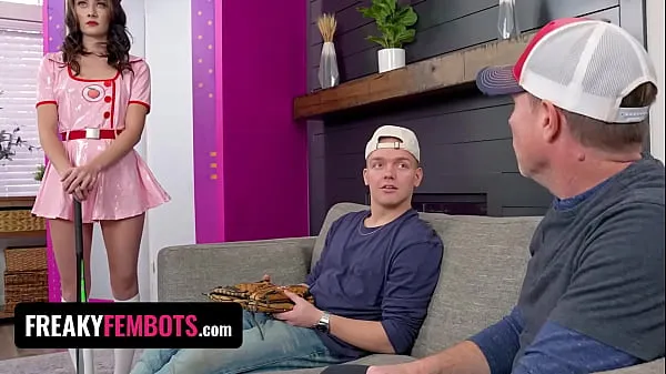 Uusia Sex Robot Veronica Church Teaches Inexperienced Boy How To Make It To Third Base - Freaky Fembots lämmintä klippiä