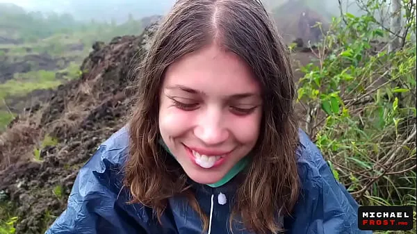 New The Riskiest Public Blowjob In The World On Top Of An Active Bali Volcano - POV warm Clips
