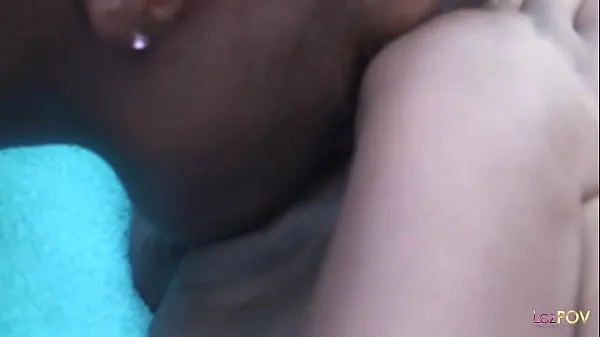 نئے Poolside pussy licking with a gorgeous black girl and her sexy ebony friend گرم کلپس