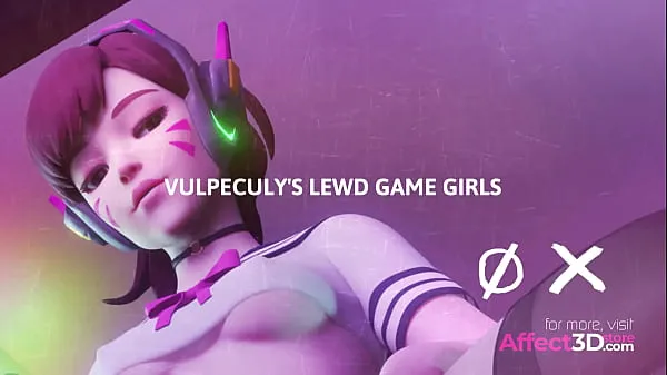New Vulpeculy's Lewd Game Girls - 3D Animation Bundle warm Clips