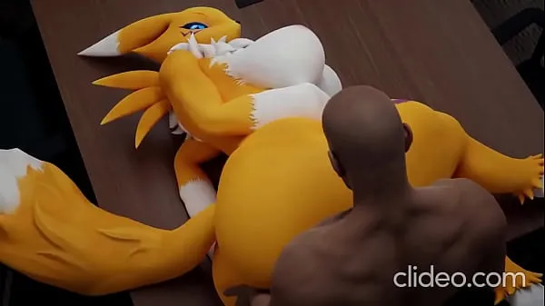New Renamon and her black daddy fucking in her office warm Clips