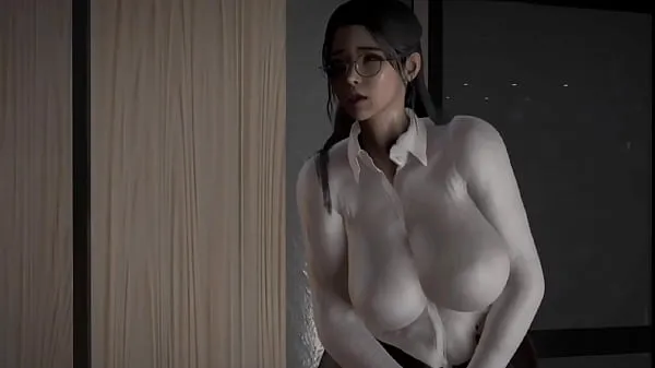 Nye Office girl and black cock at gym center - Hentai 3D uncensored v287 varme klip