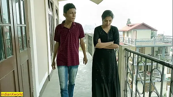 Indian Beautiful Girl Hardcore Sex with Junior lover Boy! with clear audio Klip hangat baharu