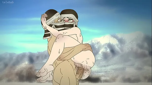 Nya telehab* Kakushi froze on the mountains and decided to warm up by fucking !Hentai - demon slayer 2d (Anime cartoon varma Clips