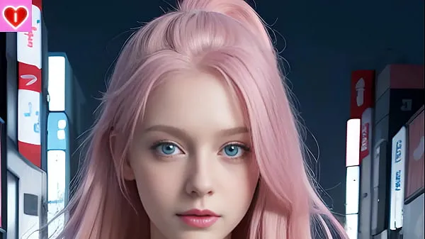Nové Pink Hair Police Officer Waifu Night Tokyo Date POV - Uncensored Hentai Joi, With Auto Sounds, AI teplé klipy