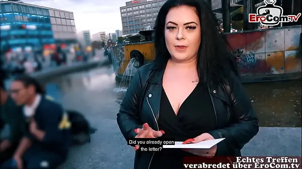Nowe German fat BBW girl picked up at street castingciepłe klipy