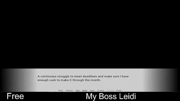 Nouveaux My Boss Leidi (Free Steam Demo Game) Visual Novel clips chaleureux