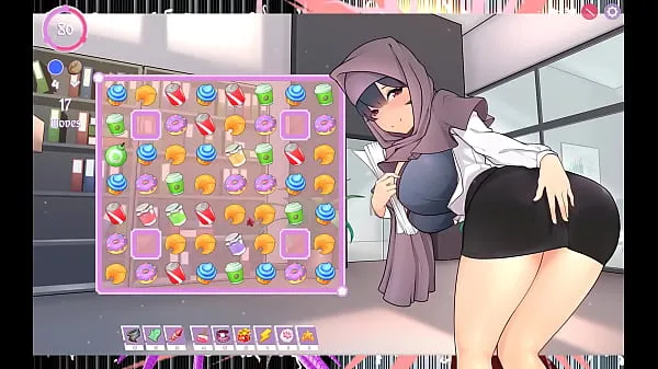 New Tsundere Milfin [ HENTAI Game PornPlay ] Ep.4 boss in hijab show me her dripping wet pussy warm Clips
